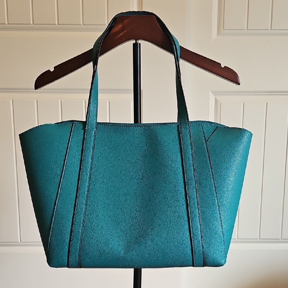 GUESS Teal Tote Bag - Picture 3 of 12